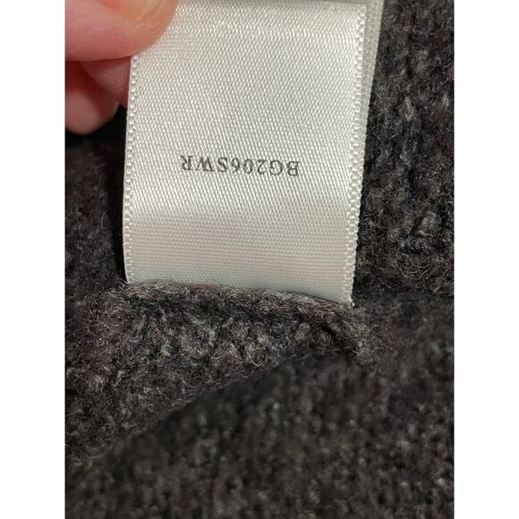 BCBG Maxazria Womens Sz M/L Wool Blend Shawl Collar Sweater Cardigan Gray - Picture 11 of 11